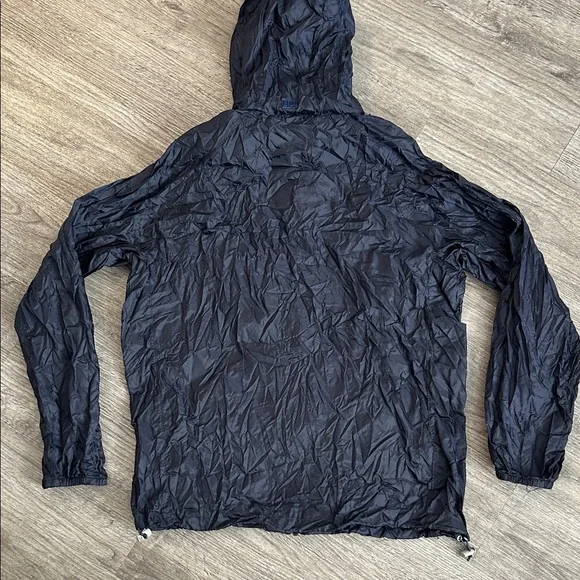 The North Face Packable Windbreaker Jacket Hooded Lightweight XL Black - Picture 8 of 10